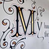 mural_gold_leaf_decorative_letter_mural_quote_handpainted_signwriting