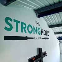 the-stronghold-gym-cheltenham-mural-logo-handpainted-signwriting-signpainting